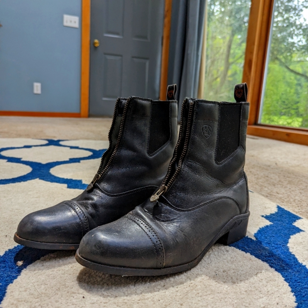 Men's Ariat zip paddock boots